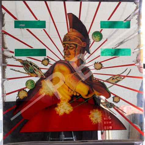 Mars God Of War 1981 Gottlieb Backglass Pinball Backglass