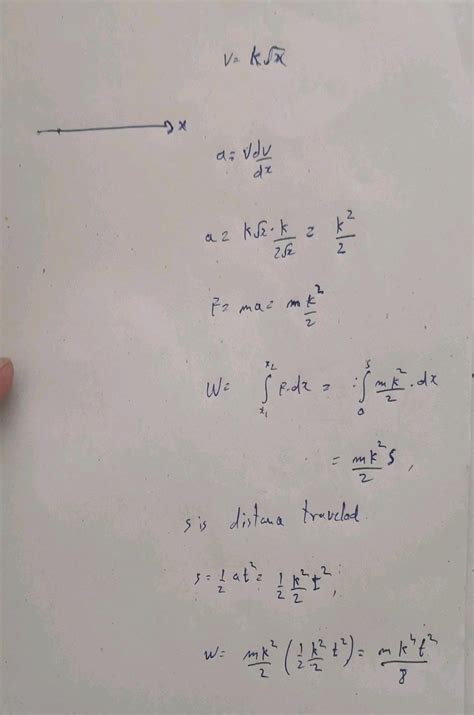 13 A Particle Of Mass M Starts Moving From Origin Along X Axis And Its