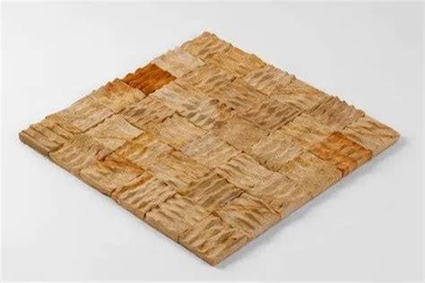 Interior Exterior Teak Wood AMI1034 Wall Cladding Tile Thickness