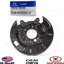 Brake Backing Plate Rear Right Leftset Pcs Genuine Hyundai Santa