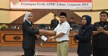 Tercepat Se Indonesia Pengesahan Perda APBD 2019 Kabupaten Jember