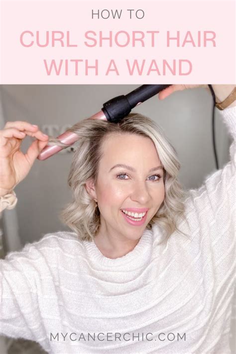 How To Curl Short Hair With A Wand 2024 Tutorial