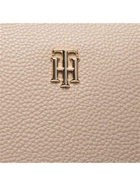 Tommy Hilfiger Handtasche Th Element Satchel Aw Aw Beige Modivo De