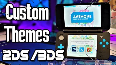 Nintendo 2DS 3DS XL Homebrew Custom Themes App Anemone 2022 YouTube