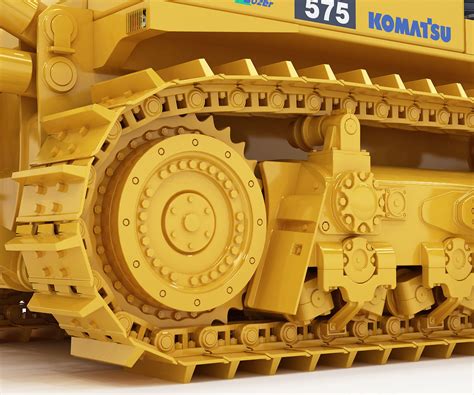 Super Dozer Komatsu D575 3d Model Cgtrader