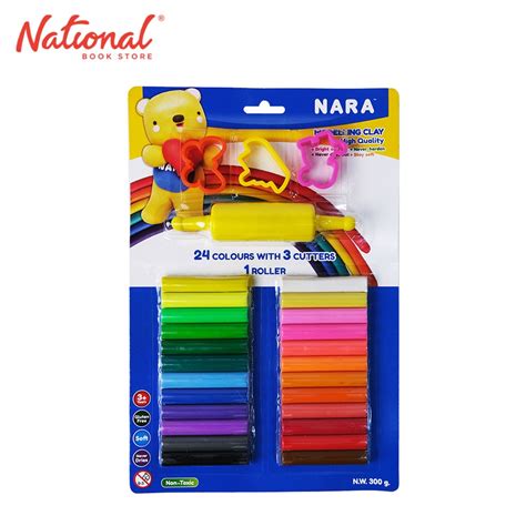 Nara Modelling Clay Sticks With Tools Classic And Neon