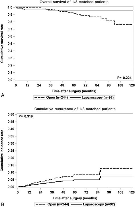 The A Overall Survival Curve And B Cumulative Recurrence Curve Of Download Scientific