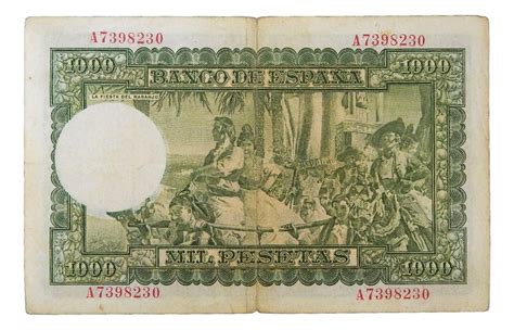 1951 ESPAÑA 1000 PESETAS JOAQUIN SOROLLA BC Monedalia es