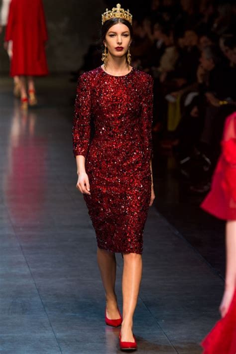 Dolce And Gabbana Dresses On The Catwalk