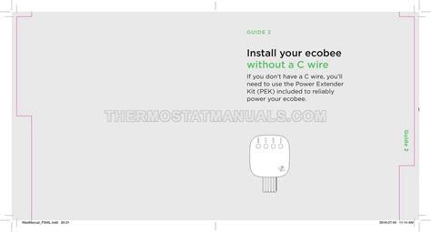 ecobee ecobee3 lite Thermostat Installation Guide