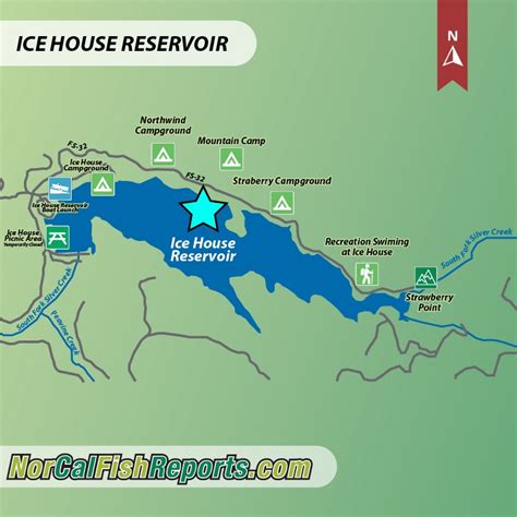 Ice House Reservoir White Hall Ca Fish Reports And Map