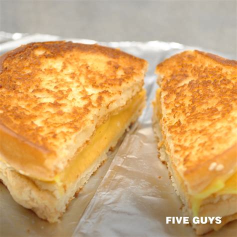 Five Guys Grilled Cheese