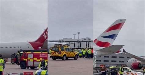 Incident La Aeroportul Heathrow Din Londra Dou Avioane De Pasageri S