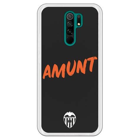 Funda Original Compatible Con Xiaomi Redmi 9 Valencia Amunt Negro Con