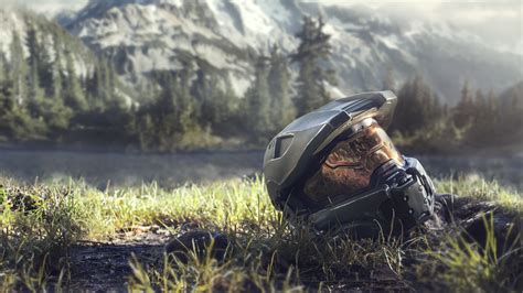 Halo Infinite Master Chief Helmet 8K 11 Wallpaper PC Desktop