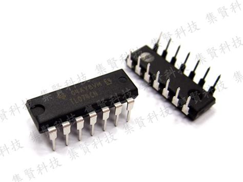 Tl074 積體電路 Low Noise Jfet Input Operational Amplifiers 集賢科技