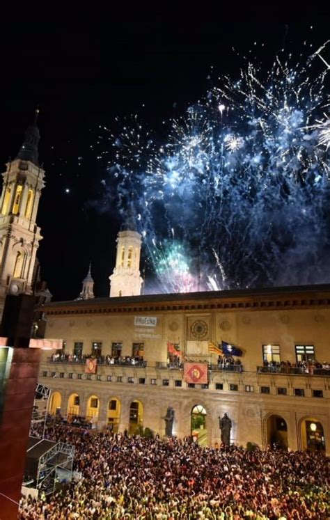 Programa De Las Fiestas Del Pilar De Zaragoza Hoy 7 De Octubre Pregón Y Concierto De Ana Mena