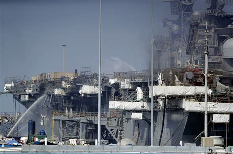 Sailor Ryan Sawyer Mays Suspected Of Arson Fire On Uss Bonhomme Richard