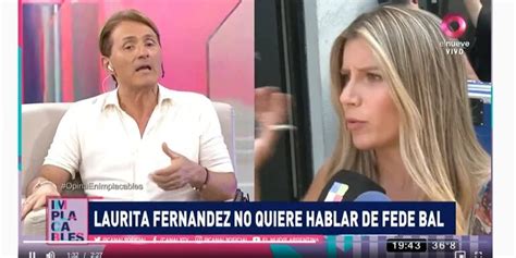 Laurita Fern Ndez Rompi El Silencio Tom Carrera Y Termin De Hundir