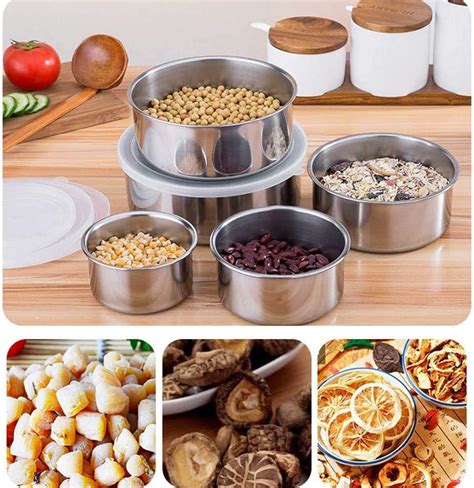 Buy Aiyoo Stainless Steel Mixing Bowls With Lids Set Of Nesting Bowl