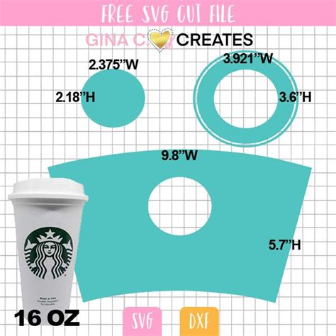 How To Make A Custom Starbucks Cup Wrap With Free Templates Cricut