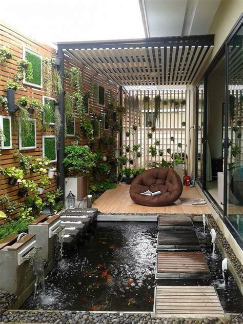 Cute Minimalist Fishpond Design For Privacy Small Backyard On Inspirationde