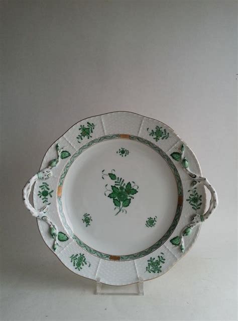 Herend Grand Bol Vert Apponyi Avec Poign Es Av Catawiki