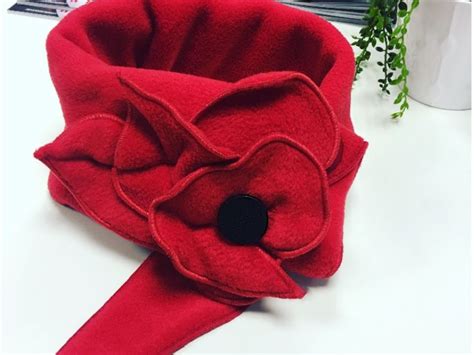 Stunning Poppy Scarf By Rew Clothing Uk