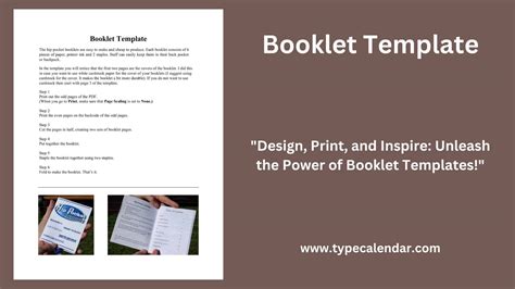 Free Printable Booklet Templates [Word, Powerpoint], 43% OFF