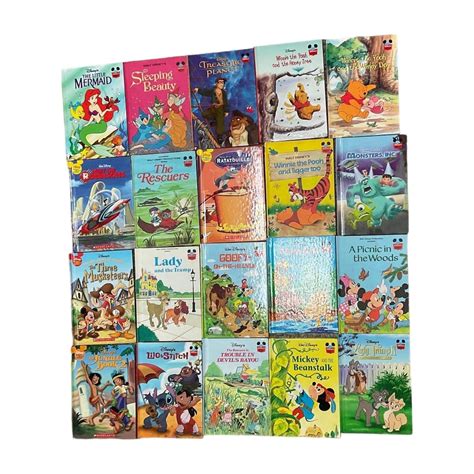 Disney Wonderful World Of Reading Scholastic Bundle Of Hardcover