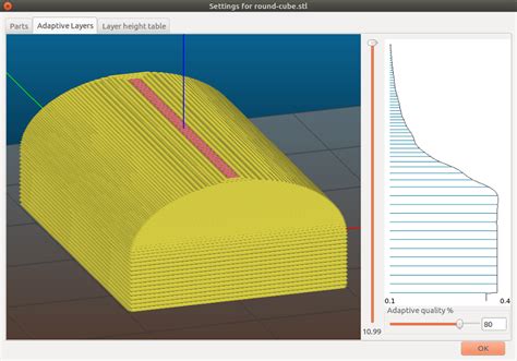 Slic3r Manual Variable Layer Height