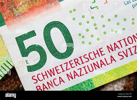 Chf Currency Amidst Swiss Inflation Challenges Stock Photo Alamy