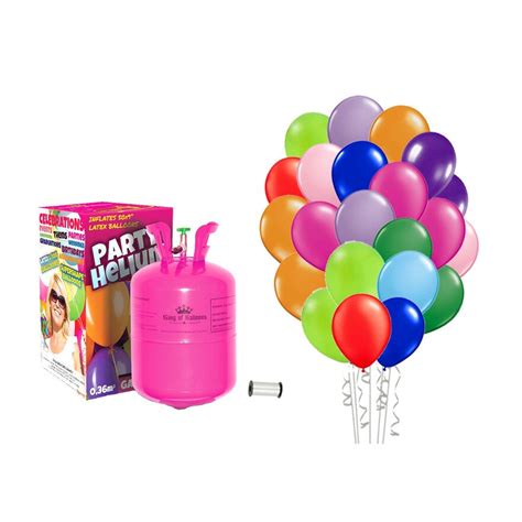 Set 40 Baloane Latex Multicolore De 26 Cm Cu Butelie Heliu Mare