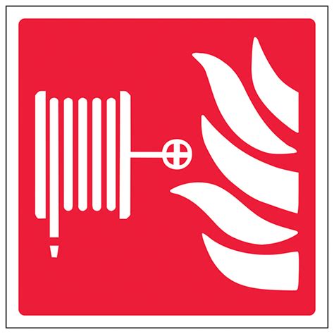 Fire Hose Reel Symbol Safety Signs 4 Less