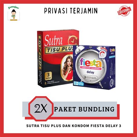 Paket Sutra Tisu Plus S Fiesta Delay Box Isi Sachet