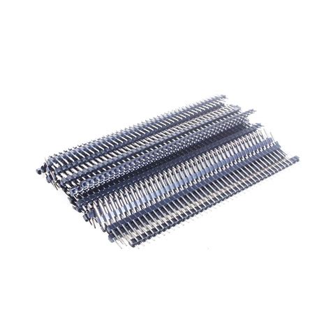 50 Pcs Angeek 254mm Pitch Straight Single Row Header Connector 1x40