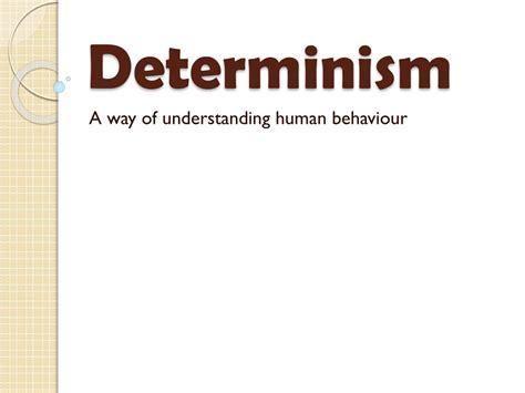 Ppt Determinism Powerpoint Presentation Free Download Id2607807