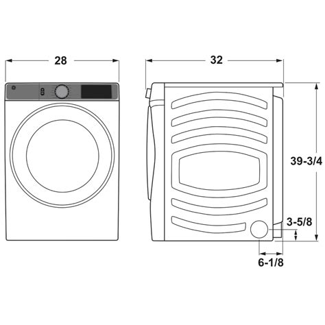 Ge Gfd85gspnrs Ge® Energy Star® 78 Cu Ft Capacity Smart Front Load Gas Dryer With Steam