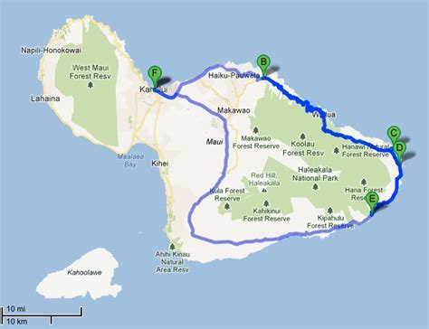 map road to Hana | Road to hana, Hana, Map