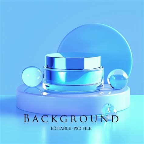 Premium Psd Cosmetic Skincare Product Background