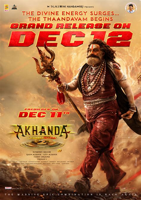 Akhanda 2 Sets New Release Date with Grand Premieres on December 12