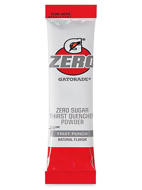 Gatorade® Zero Powder - 16.9 oz, Fruit Punch S-24341F - Uline