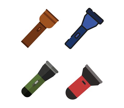 Flashlight Icon Set Vector Art At Vecteezy