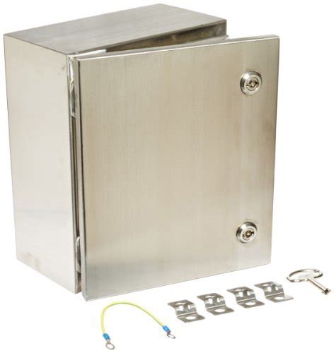 BUD Industries Series SNB NEMA 4 Stainless Steel Box With Mounting