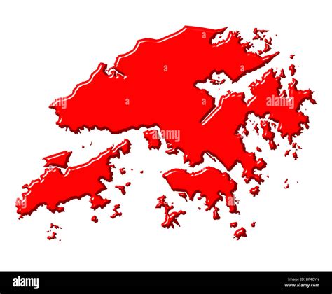 Hong Kong Map Cut Out Stock Images And Pictures Alamy