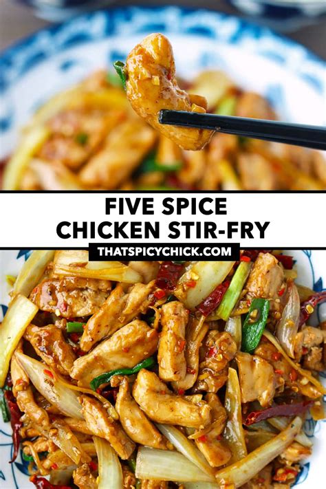 Five Spice Chicken Stir Fry That Spicy Chick