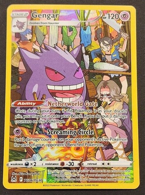 Mavin 📈pokemon Gengar Tg06tg30 Full Art Lost Origin Trainer Gallery