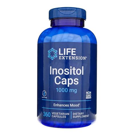 Life Extension Inositol Caps Mg Vegetarijanskih Kapsula