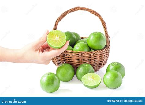 Green Lemons Stock Image Image Of Drink Healthy Refreshing 82627853