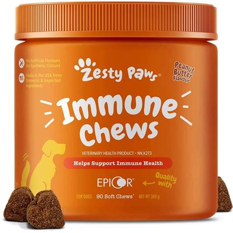 New Box Of Zesty Paws Immune Chews 90 Pack